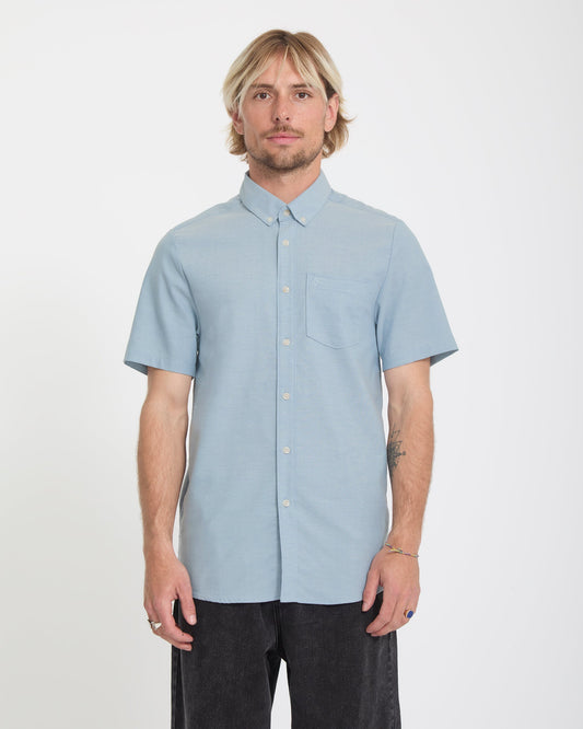 Everett Oxford Shirt - Wrecked Indigo