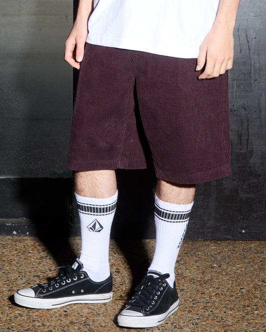 Freazy Loose 22 in Elasticated Waist Short - Pistol Punch