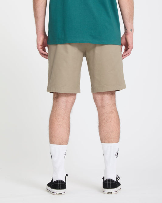 Frickin II 19 in Elasticated Waist Short - Khaki