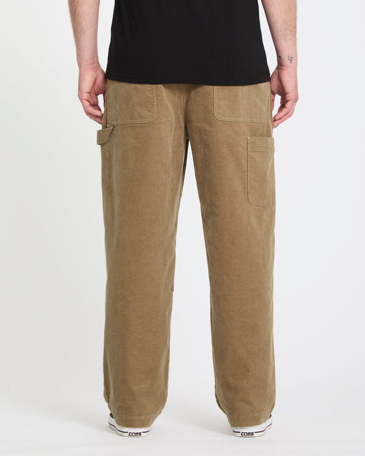 Kraftsman Corduroy Trousers - Dark Khaki