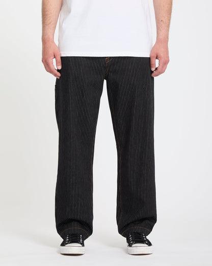 Work Dialed Trousers - Black Stripe