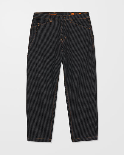 Work Dialed Trousers - Black Stripe