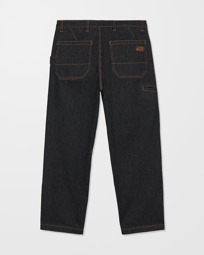 Work Dialed Trousers - Black Stripe