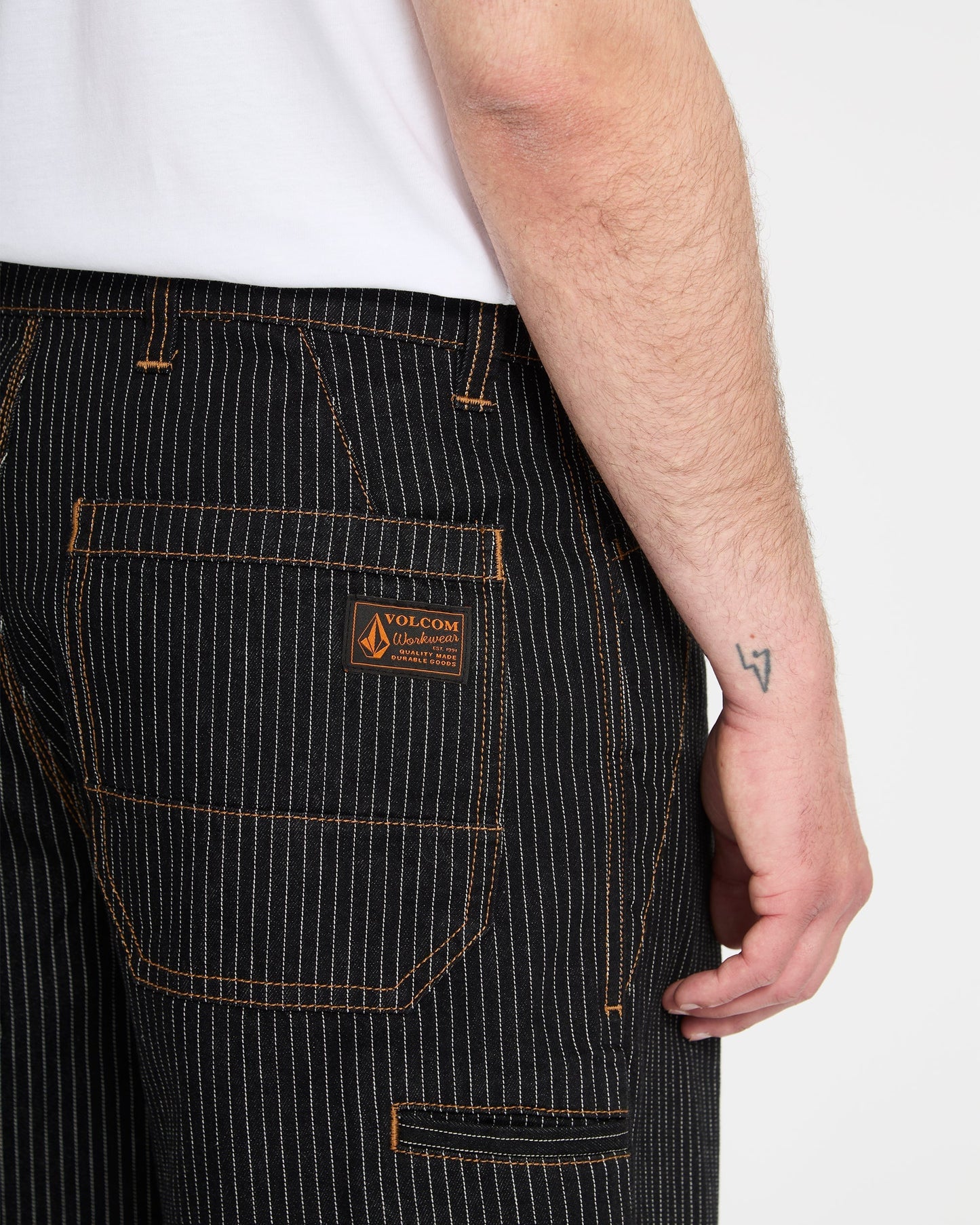Work Dialed Trousers - Black Stripe