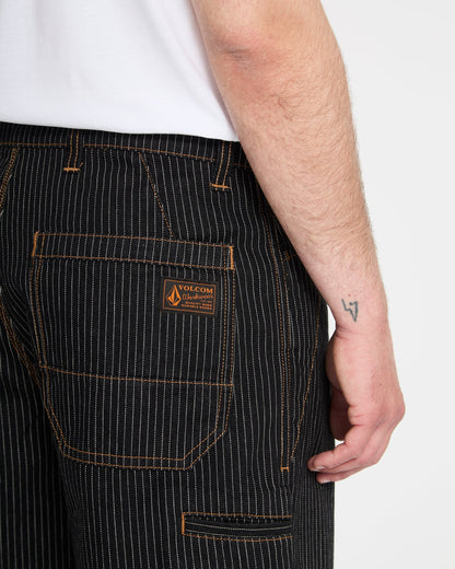 Work Dialed Trousers - Black Stripe