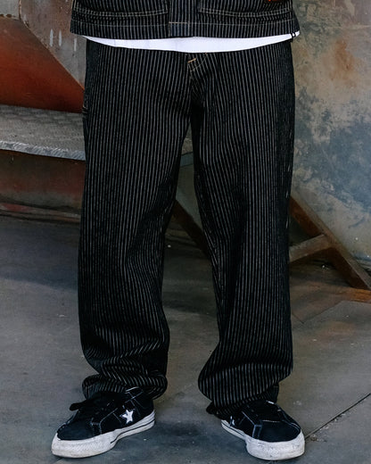 Work Dialed Trousers - Black Stripe