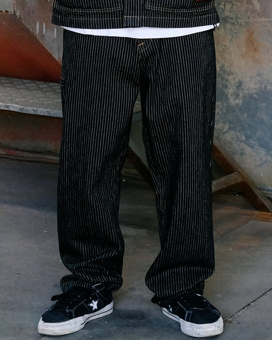 Work Dialed Trousers - Black Stripe