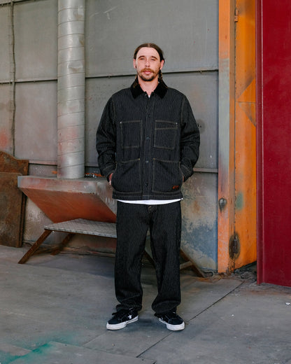 Work Dialed Trousers - Black Stripe