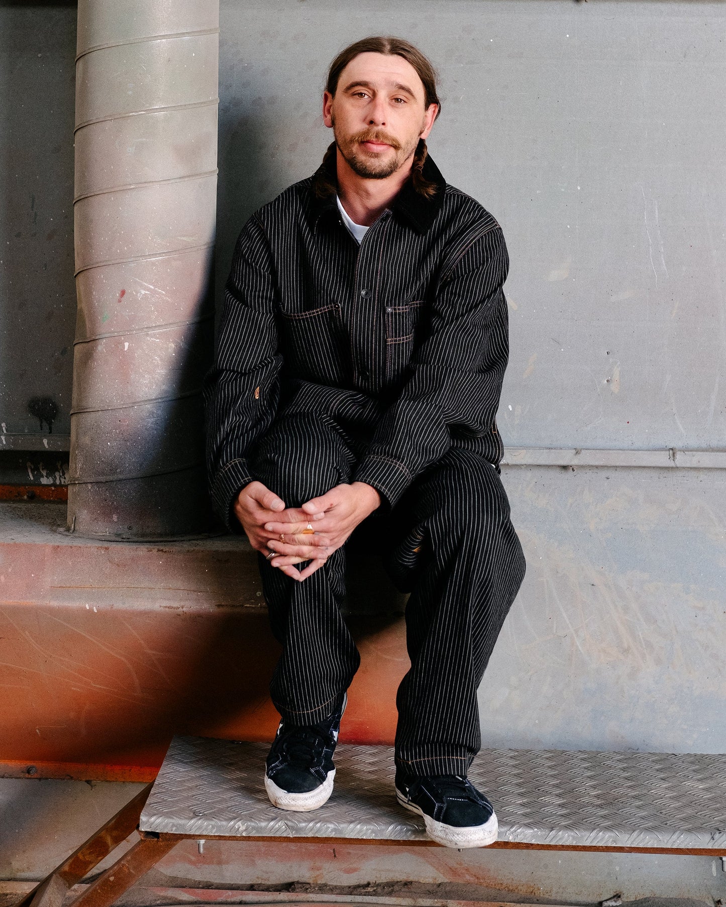 Work Dialed Trousers - Black Stripe