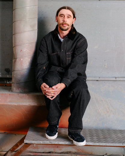 Work Dialed Trousers - Black Stripe