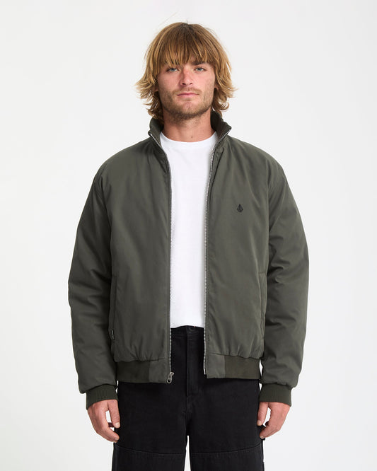 Damerman Bomber Jacket - Rinsed Black