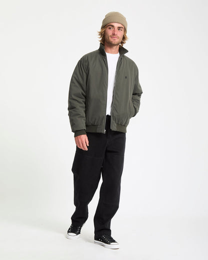 Damerman Bomber Jacket - Rinsed Black