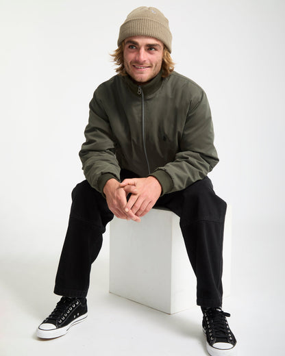 Damerman Bomber Jacket - Rinsed Black