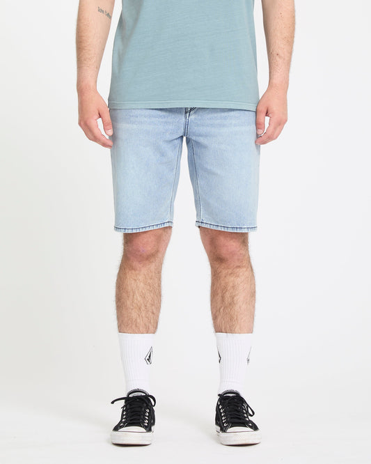Solver Denim Short - Worn Light Blue