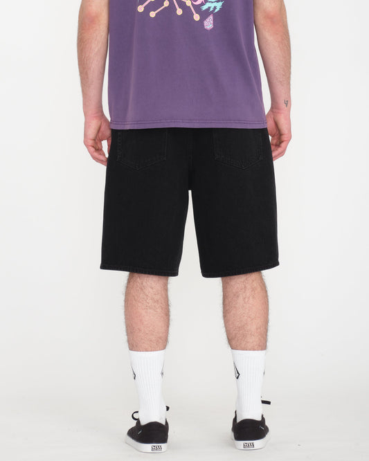 Billow 22 in Denim Short - Black