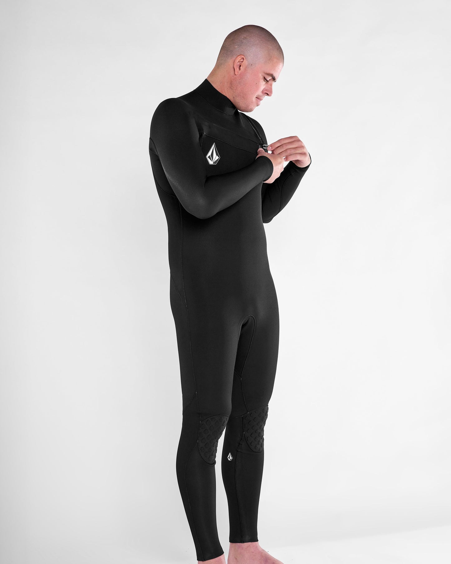 Modulator 3/2Mm Chest Zip Full Wetsuit - Black