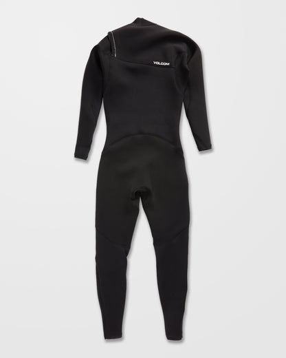 Modulator 3/2Mm Chest Zip Full Wetsuit - Black