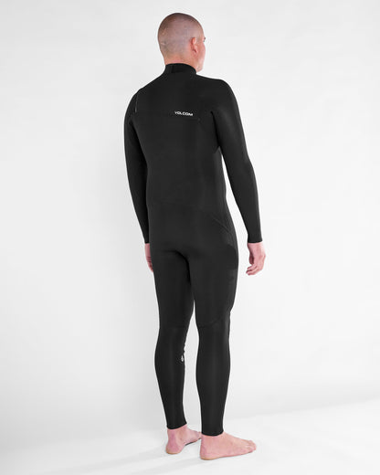 Modulator 3/2Mm Chest Zip Full Wetsuit - Black