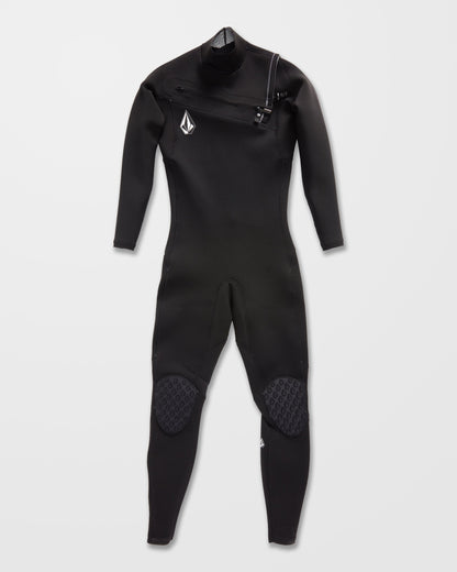Modulator 3/2Mm Chest Zip Full Wetsuit - Black