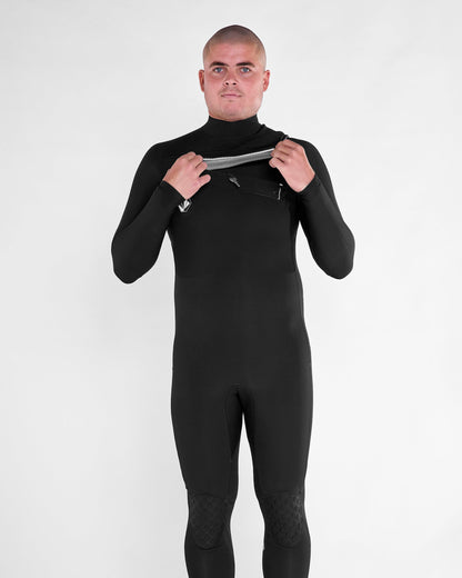 Modulator 3/2Mm Chest Zip Full Wetsuit - Black