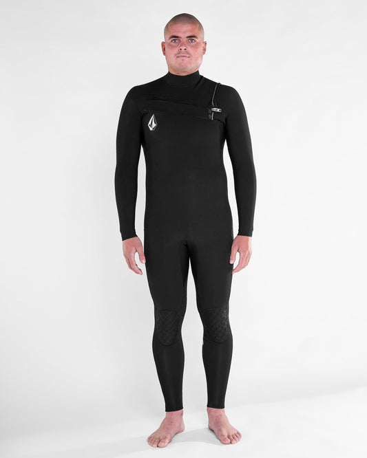 Modulator 4/3Mm Chest Zip Full Wetsuit - Black
