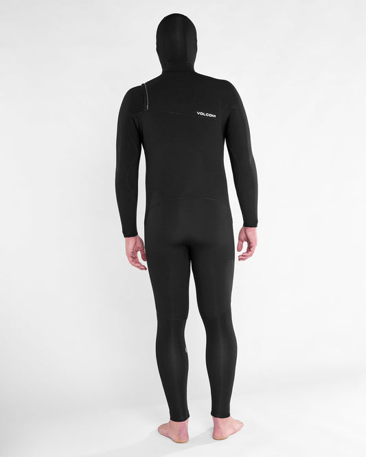 Modulator 5/4/3Mm Hooded Chest Zip Wetsuit - Black