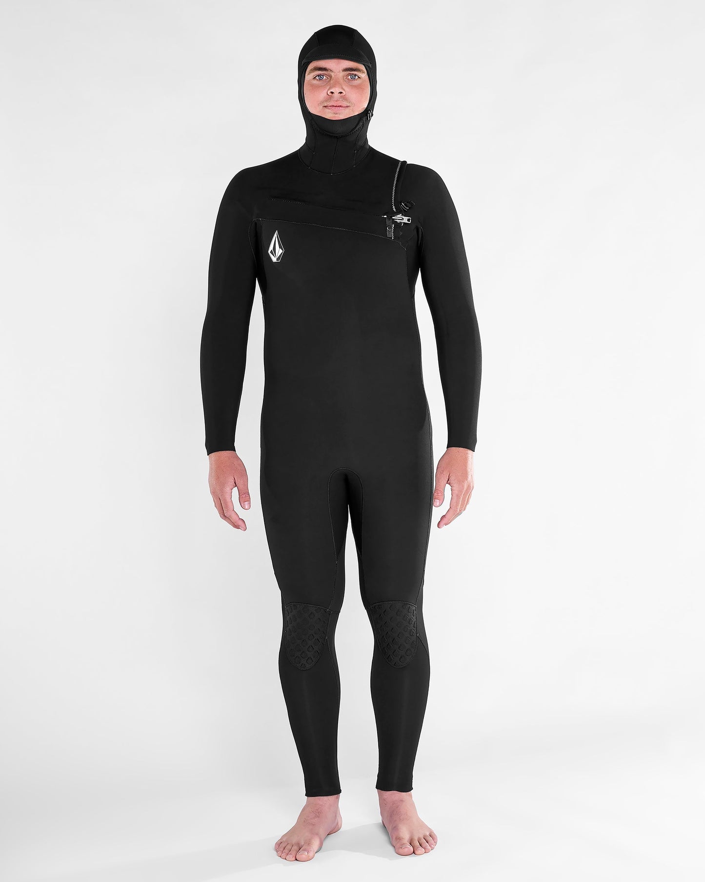 Modulator 5/4/3Mm Hooded Chest Zip Wetsuit - Black