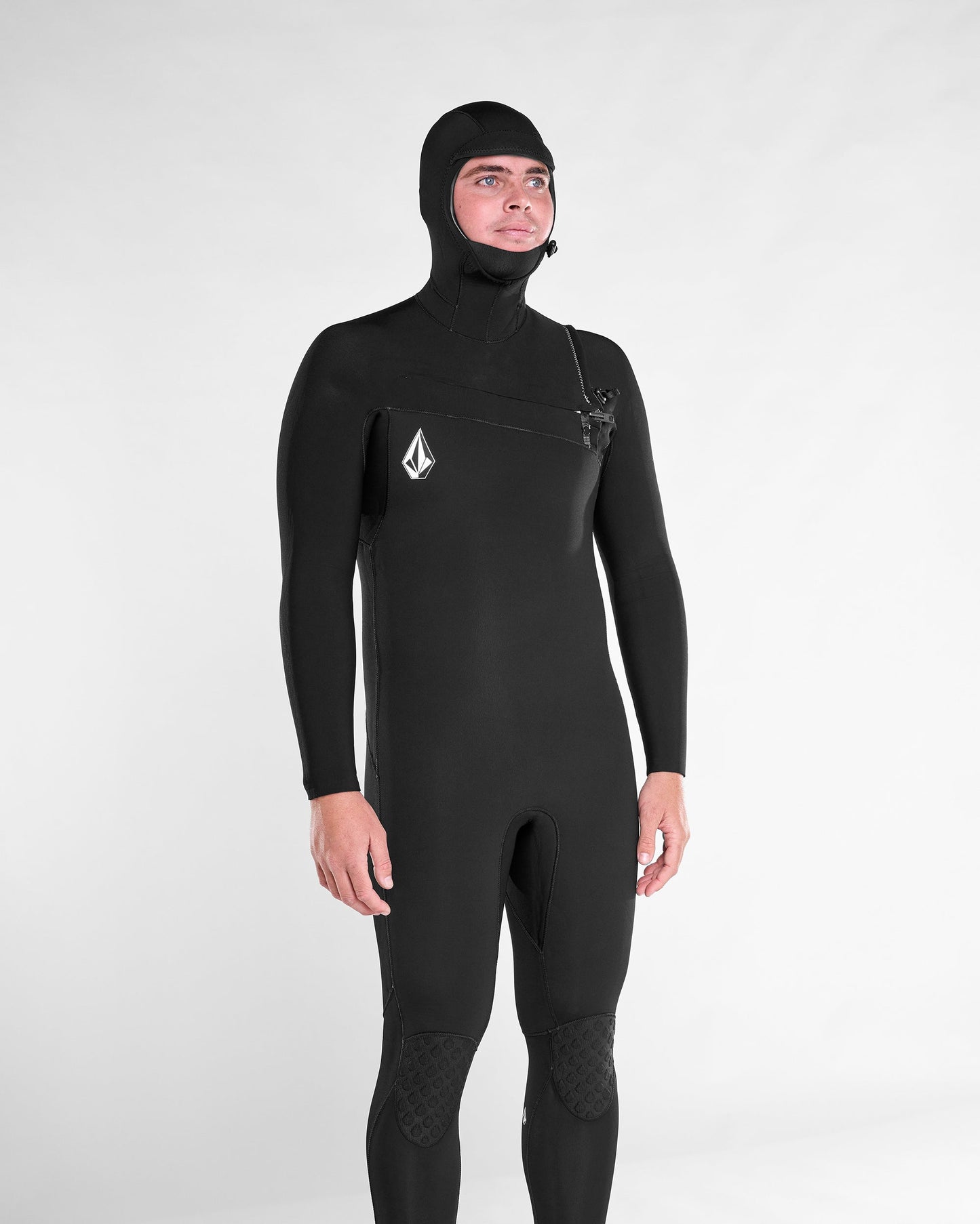 Modulator 5/4/3Mm Hooded Chest Zip Wetsuit - Black