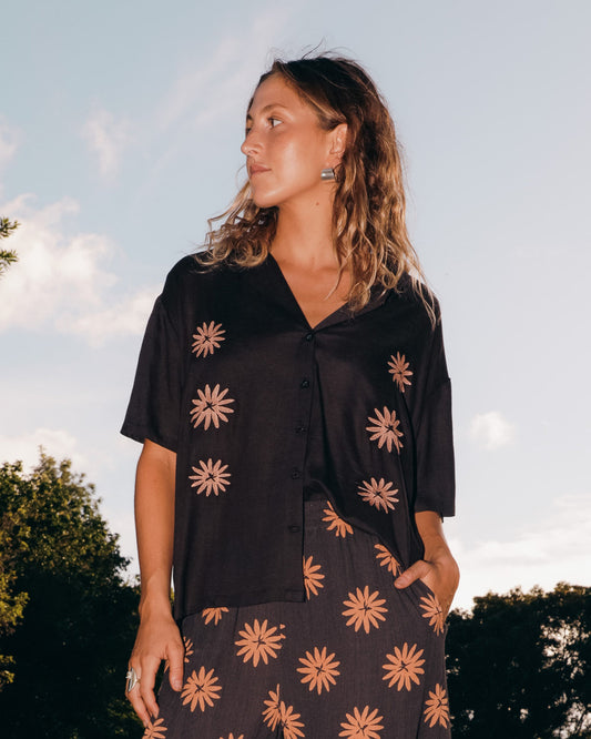 Midnite Ramble Shirt - Vintage Black