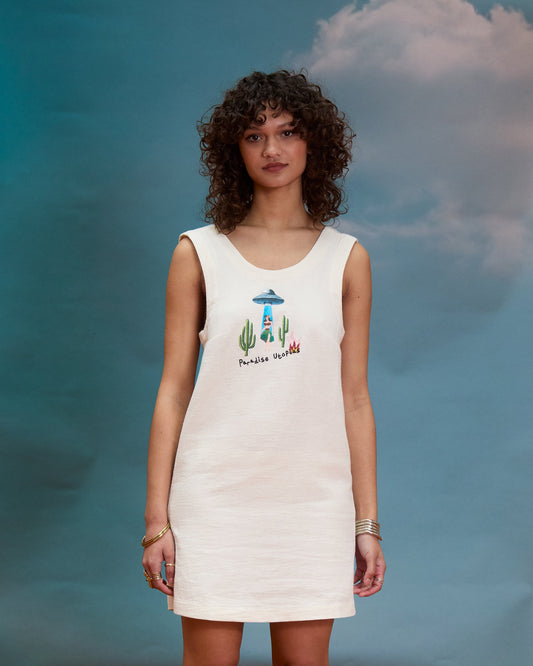 Mickey Mason Dress - Dirty White