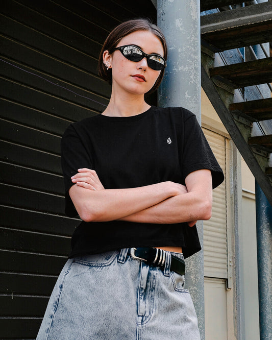 Stone Blanks Up T-Shirt - Black