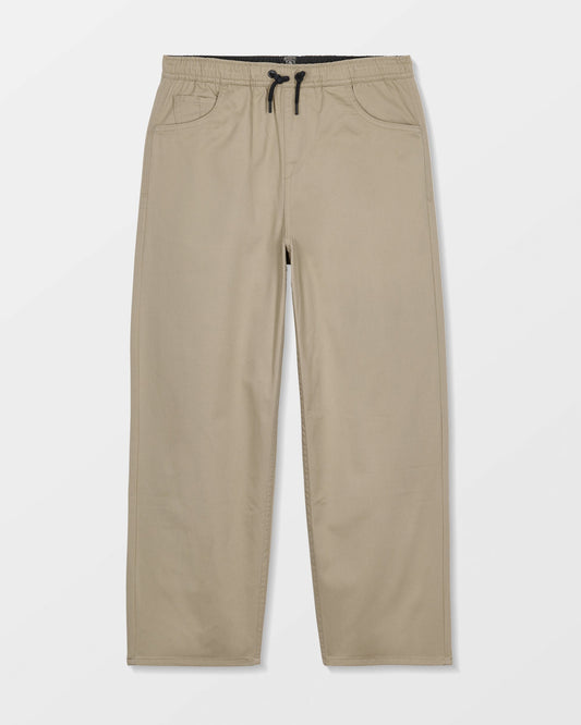 Freazy Elasticated Waist Trousers - Khaki - (KIDS)