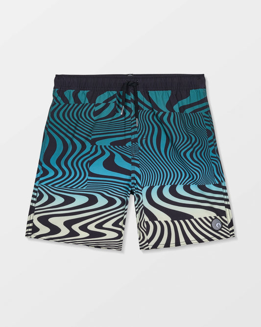 Lido Print Trunk Boardshort - Rifle Green - (KIDS)