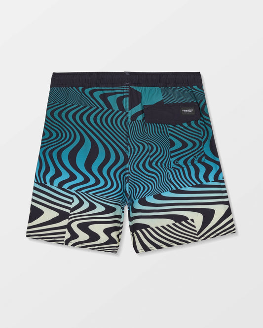 Lido Print Trunk Boardshort - Rifle Green - (KIDS)