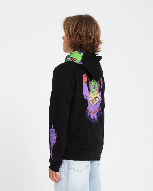 Ben Sanair Full Zip Hoodie - Black - (KIDS)