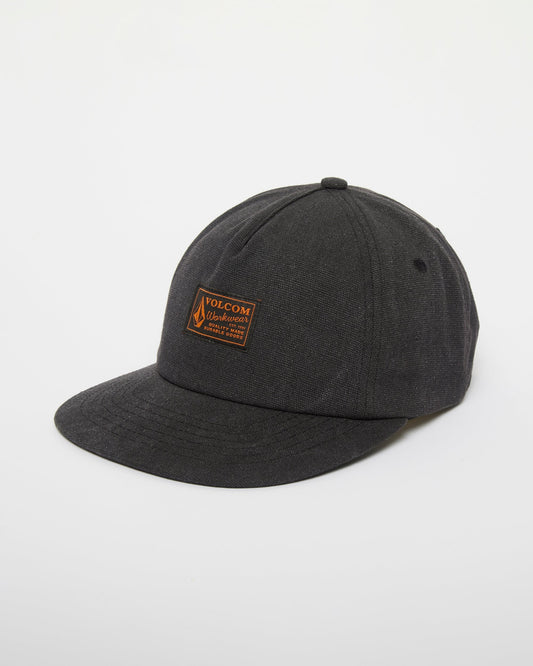 Workwear Adj Cap - Antique Black