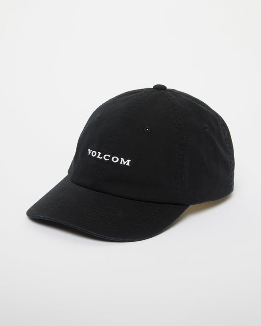 Full Stone Washed Adj Cap - Black