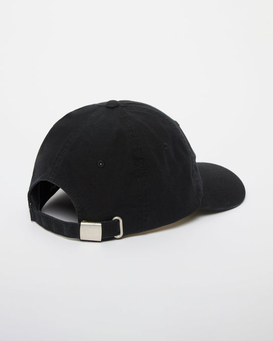 Full Stone Washed Adj Cap - Black