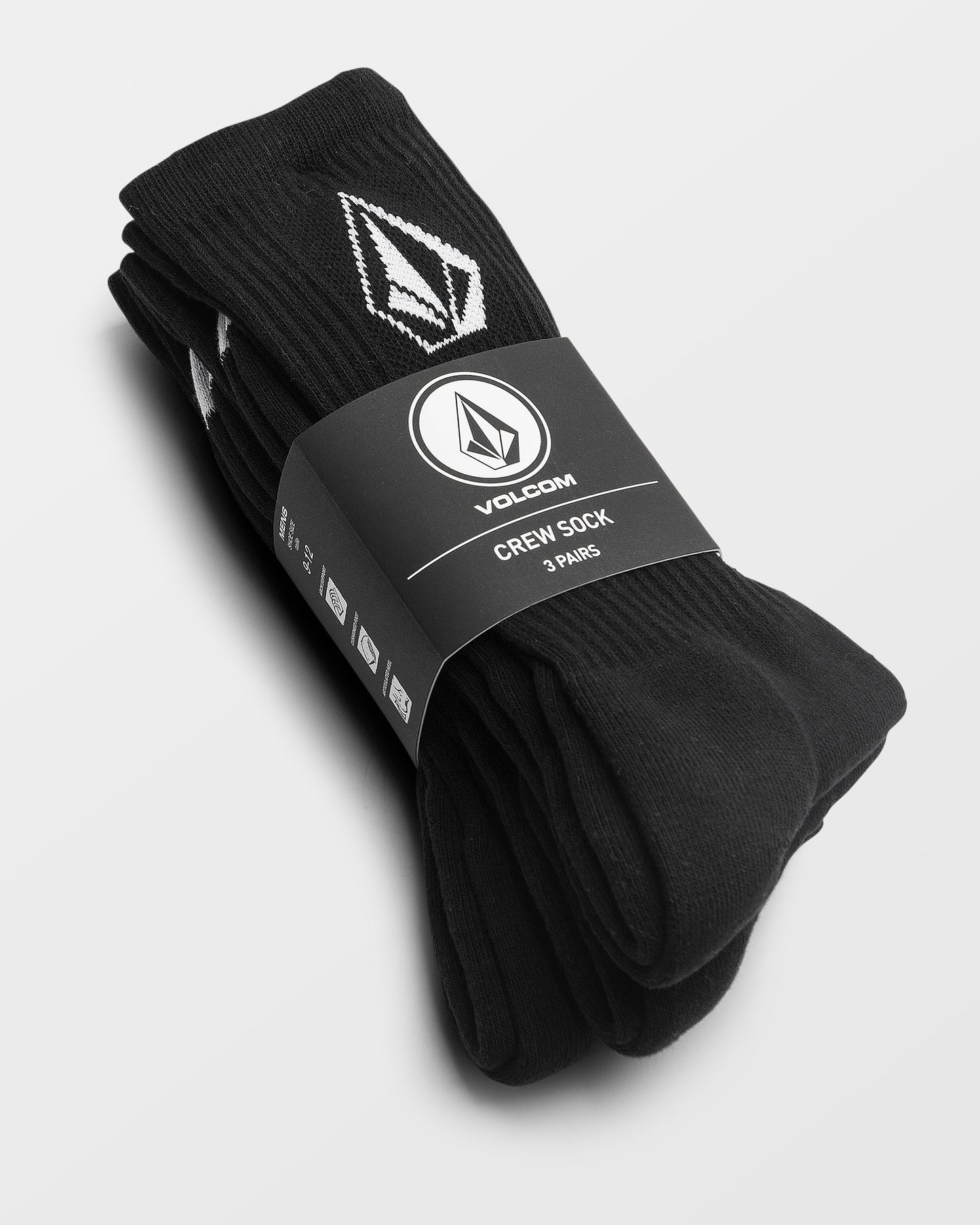 Full Stone Socks (3 pack) - Black