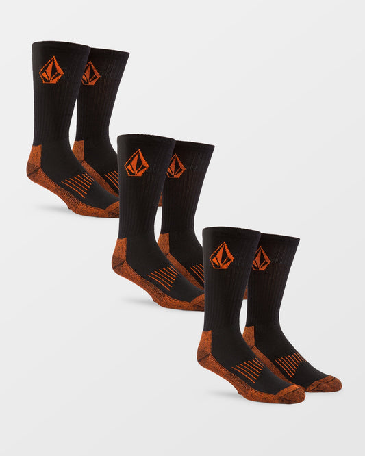 Volcom Workwear Socks (3 pack) - Black