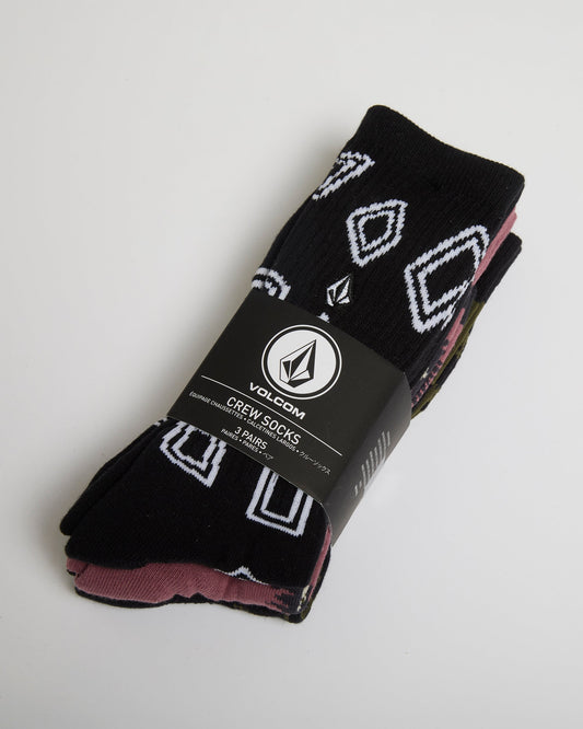 Print Mixer Socks (3 pack) - Multi