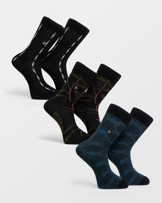 Mini Mark Dress Socks (3 pack) - Multi