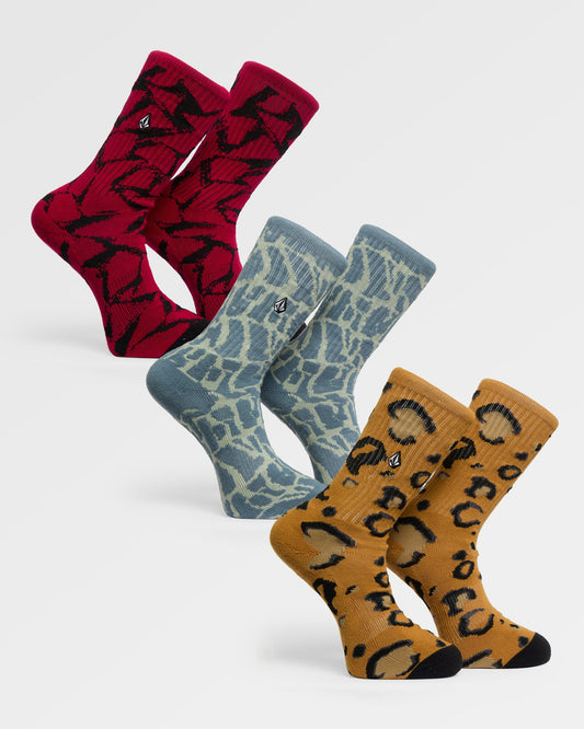 Print Mixer Socks 2 (3 pack) - Mix