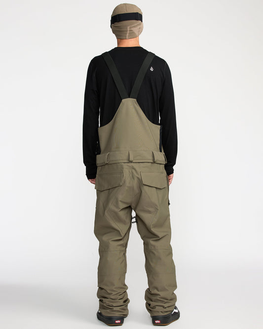 Roan Bib Overall - Military