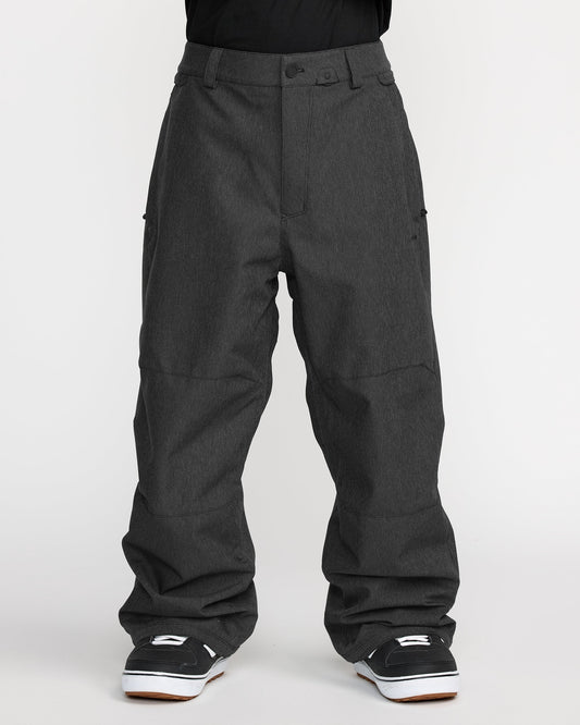 Snow Billow Trousers - Black Denim