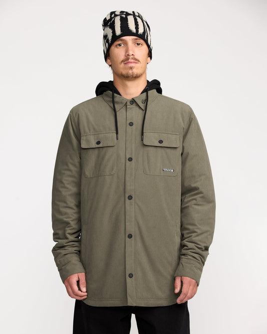 Kenson Insulated Flannel Jacket - Military