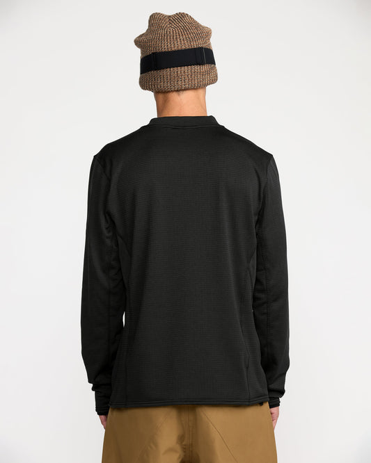 Gridlock Fleece Sweatshirt - Black