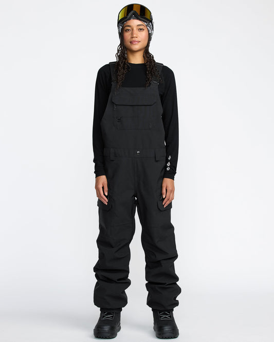 Creston 3D Stretch Bib Overall - Black