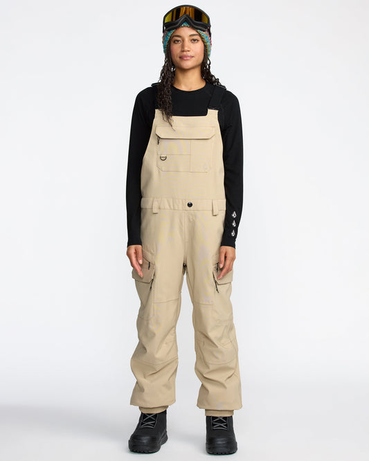 Creston 3D Stretch Bib Overall - Oatmeal