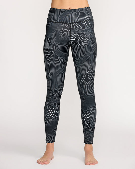 W V-Science Base Layer Legging - Black White